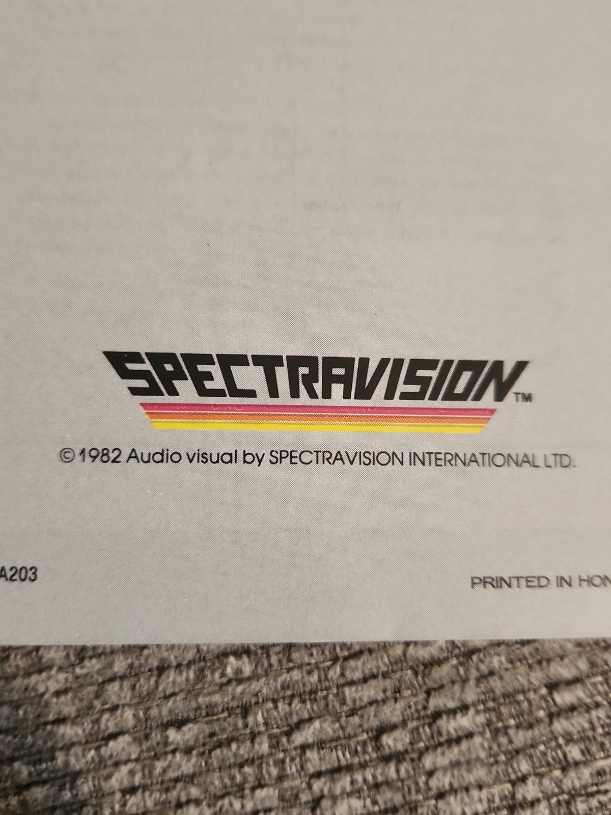 VTG Spectravision “Cross Force” Instruction Manual