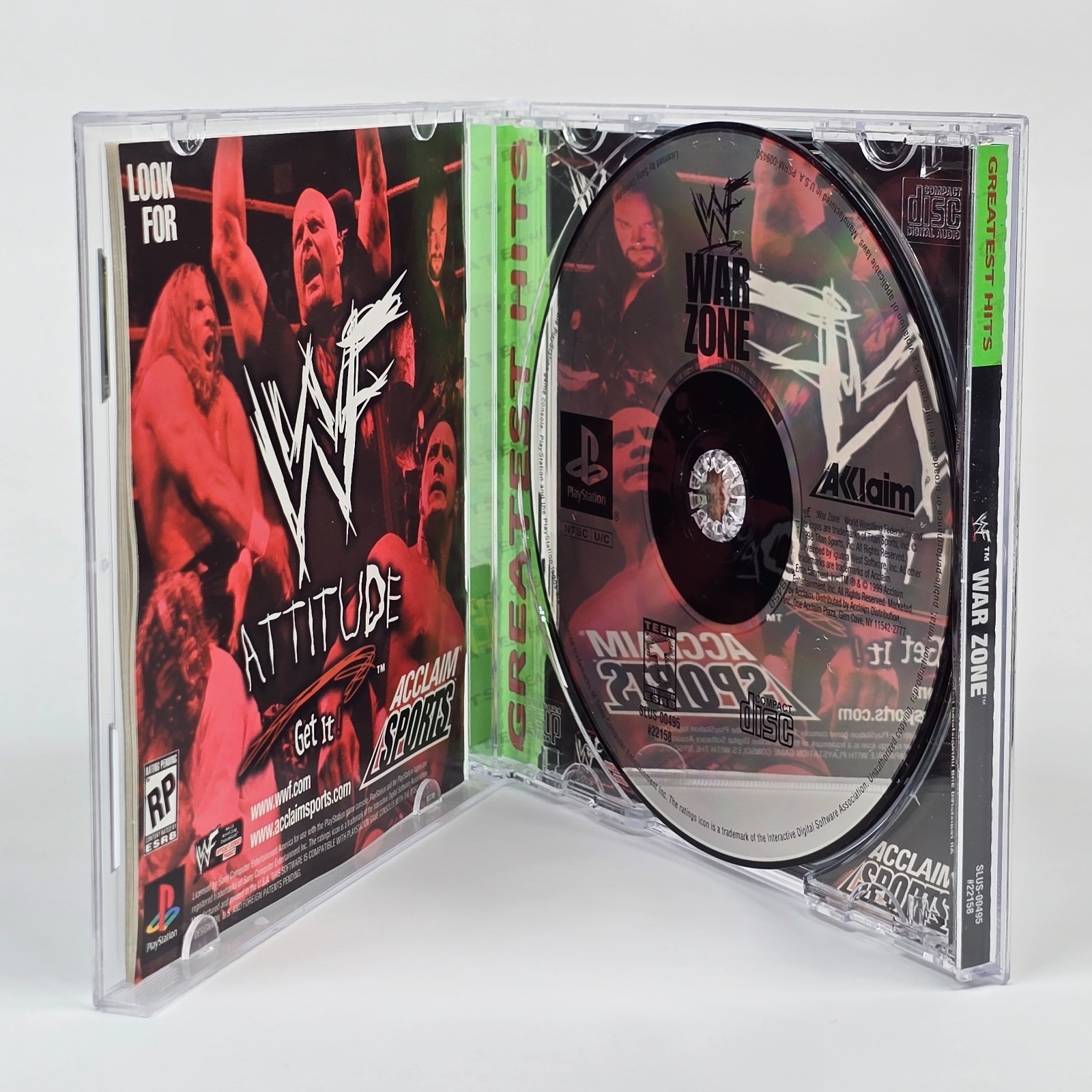 WWF War Zone Warzone (PlayStation 1 PS1) Greatest Hits CIB COMPLETE