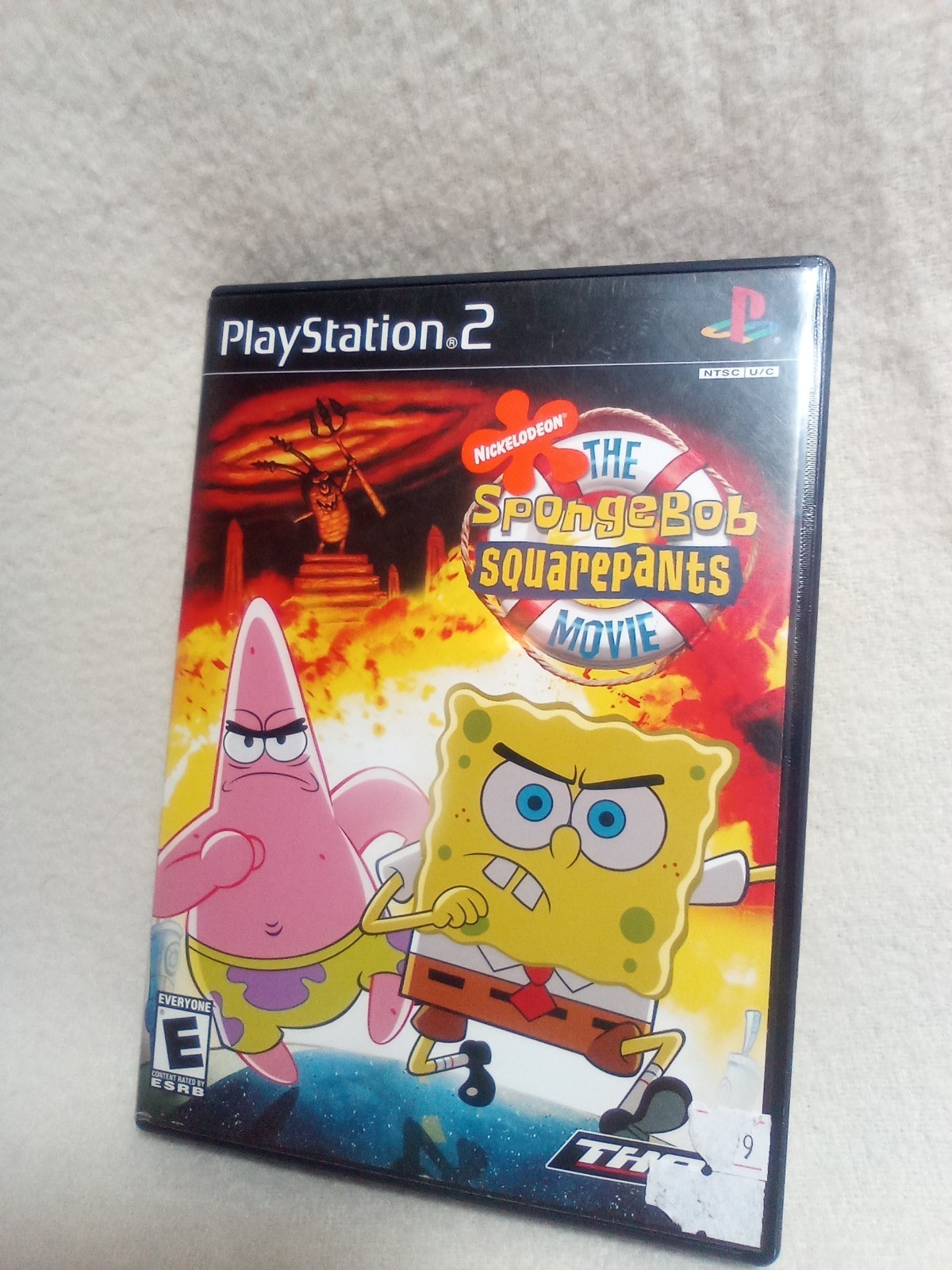 PS2 SpongeBob SquarePants Movie (Sony PlayStation 2, 2004) CIB w/ Manual
