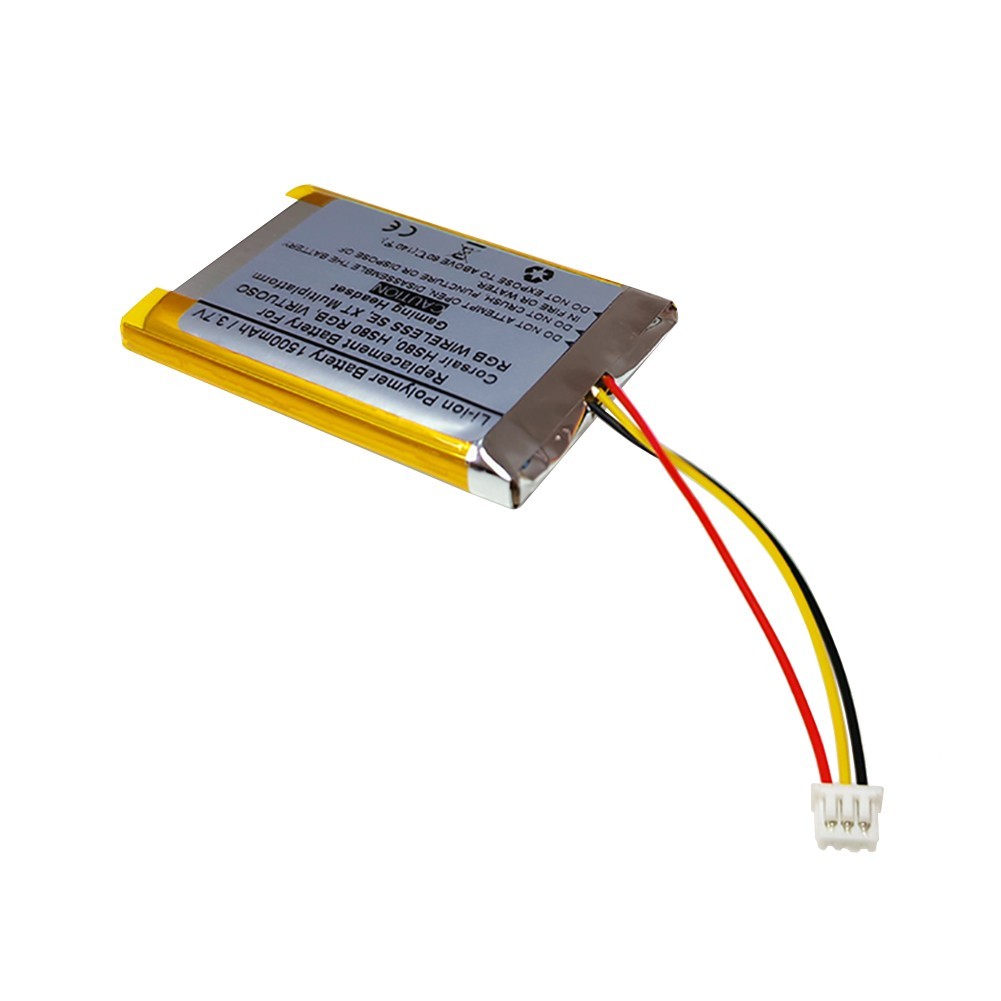 Battery For Corsair HS80, HS80 RGB, VIRTUOSO RGB WIRELESS SE, XT Multiplatform