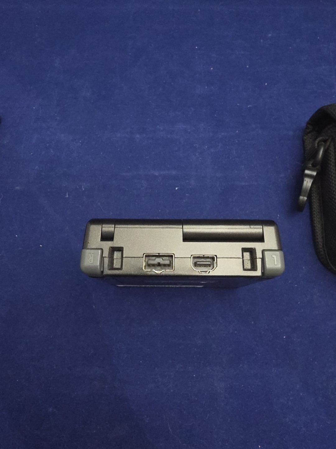 Nintendo Game Boy Advance SP Onyx Black Generic Charger Carry Case