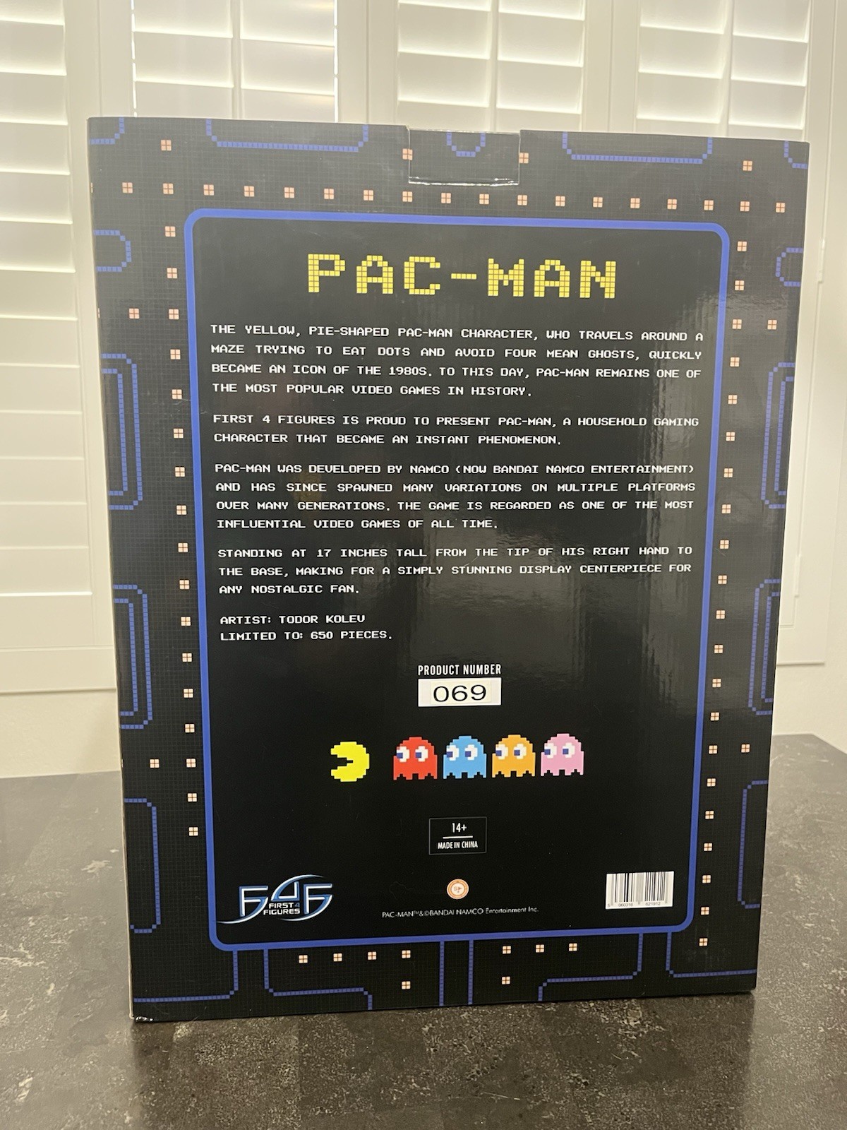 Pac-Man Regular F4F First 4 Figures Statue Preowned As-Is #69 DAMAGED READ