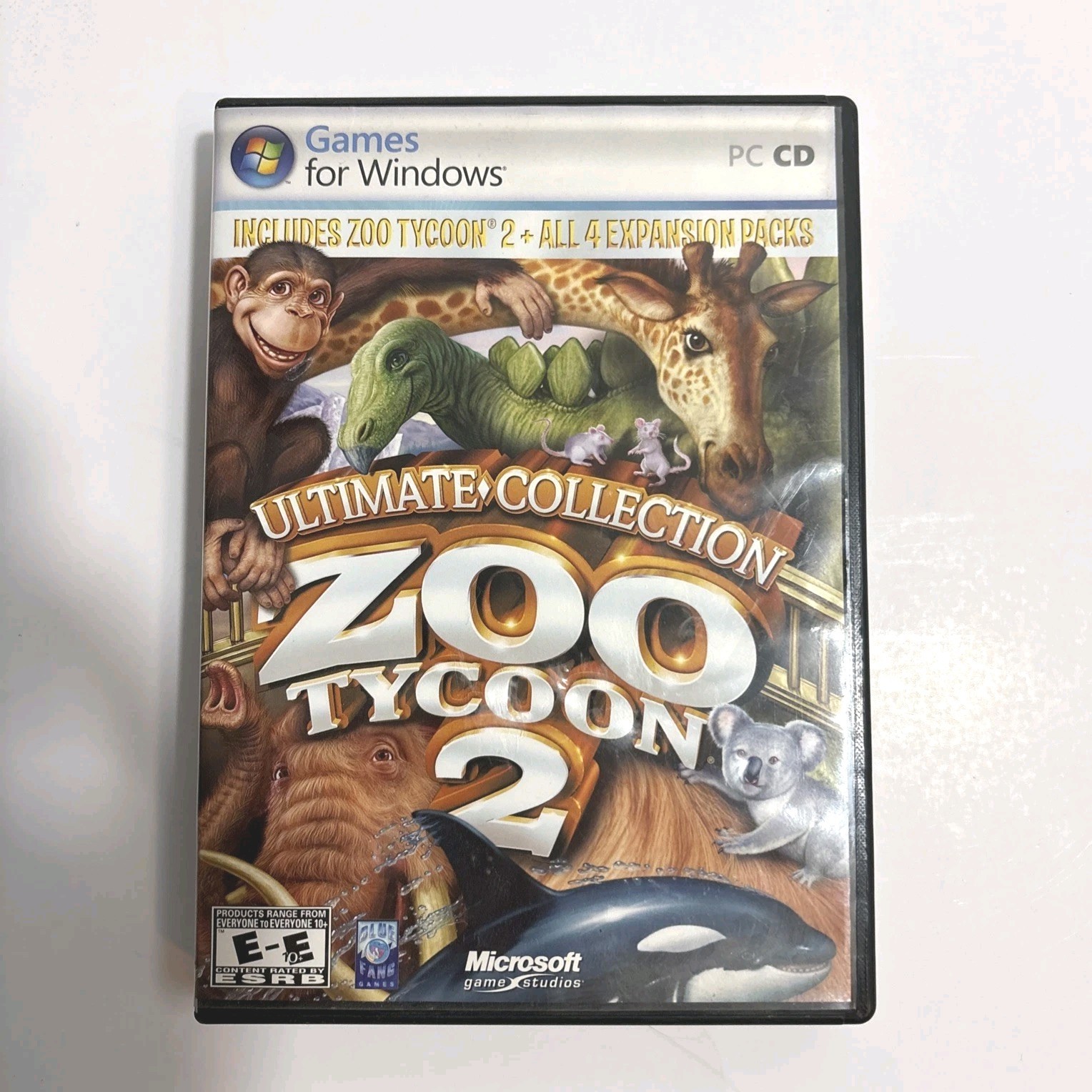 Zoo Tycoon 2 Ultimate Collection PC CD with All 4 Expansion Packs Complete 3disc