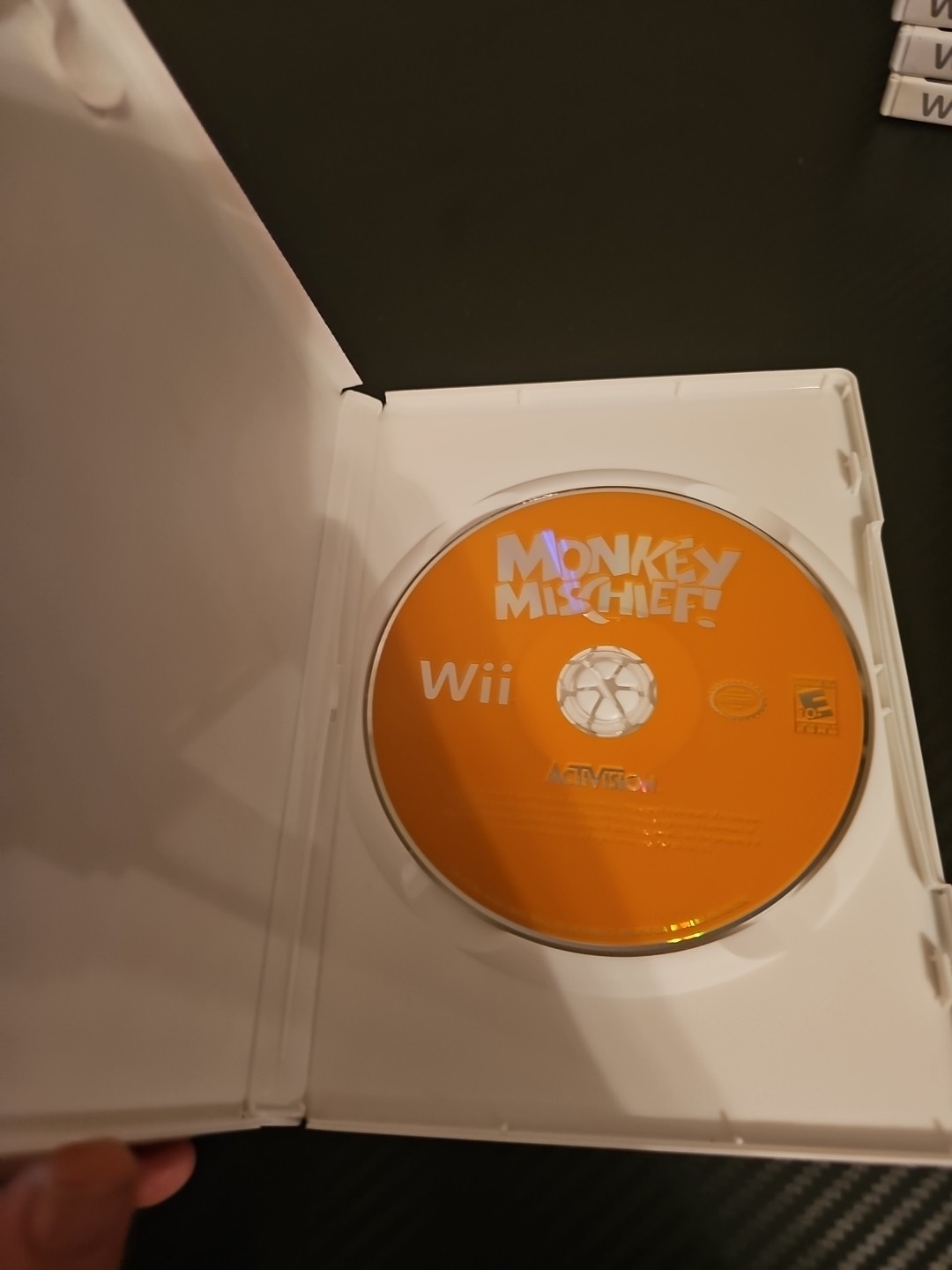 Monkey Mischief! Party Time | Nintendo Wii, 2008 | Tested & Works