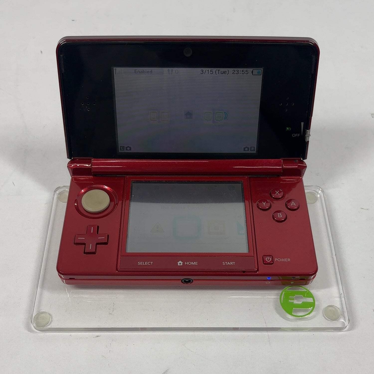 Nintendo 3DS Handheld Game Console CTR-001 Red