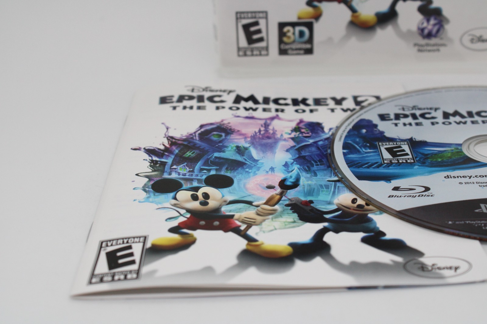 Refurbished PS3 Disney Epic Mickey 2 The Power of Two Complete CIB Excellent