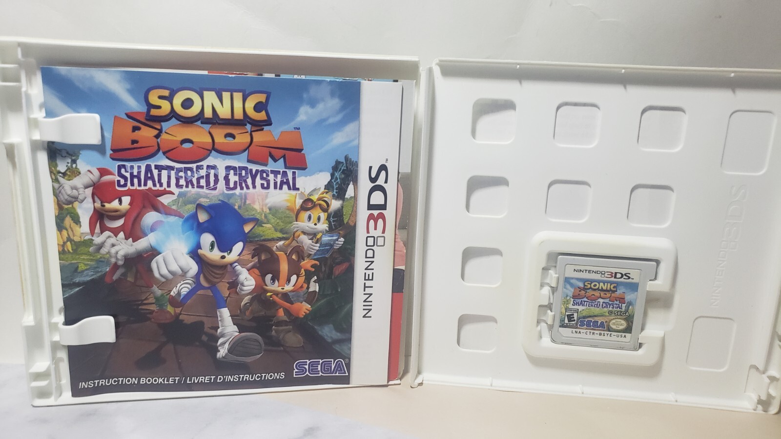 COMPLETE Sonic Boom: Shattered Crystal (Nintendo 3DS, 2014)