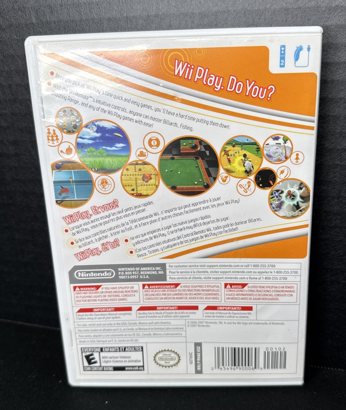 Wii Play Game Complete (Nintendo Wii) with Manual – Tested And Working