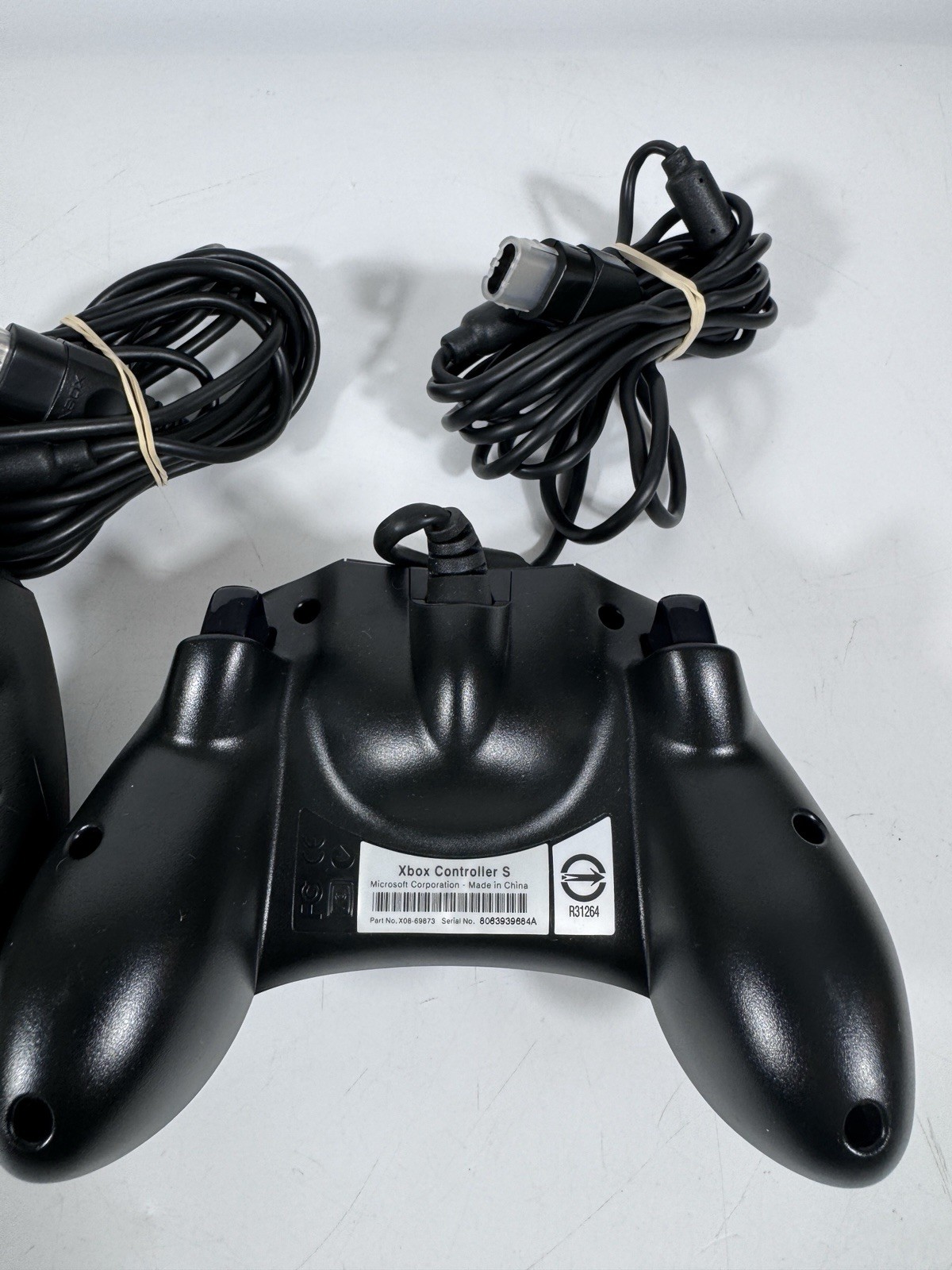LOT OF 3 ORIGINAL XBOX OEM S TYPE CONTROLLER BLACK – Breakaway Cable
