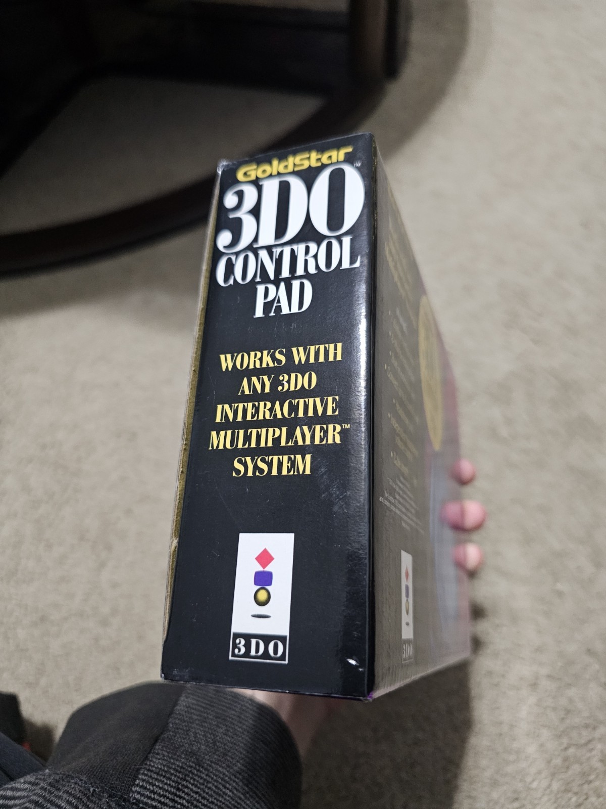 3DO Goldstar Control Pad Controller Official CIB W/ Manual Very Nice See Pics XX