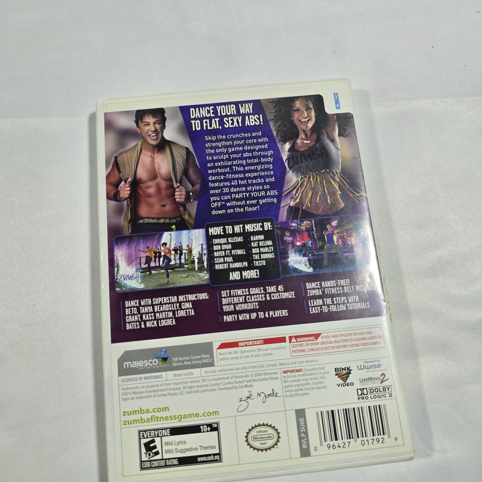 Zumba Fitness Core (Nintendo Wii, 2012)