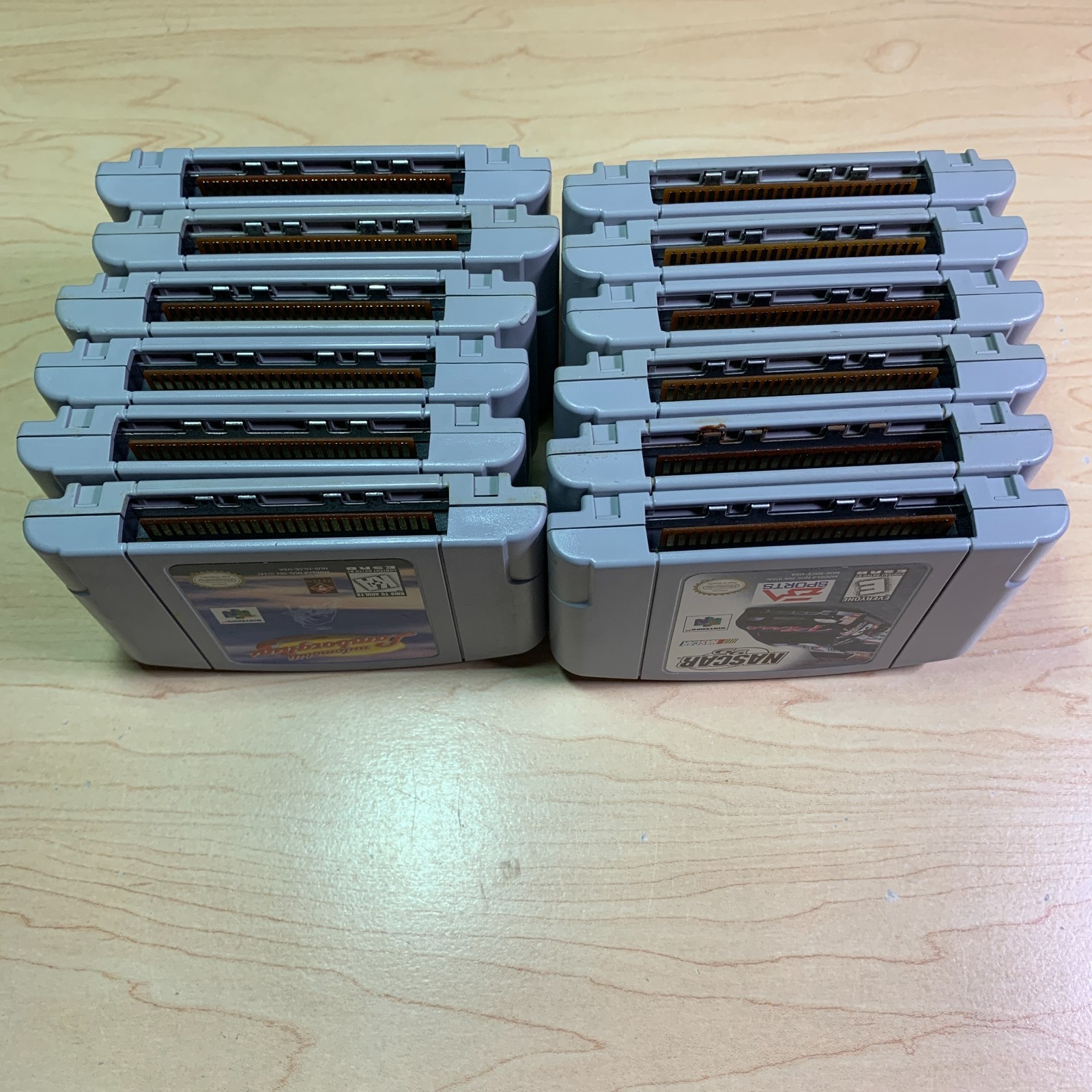 12 Car Racing Game Lot – Derby Rally Extreme Nintendo 64 Authentic Clean Tested