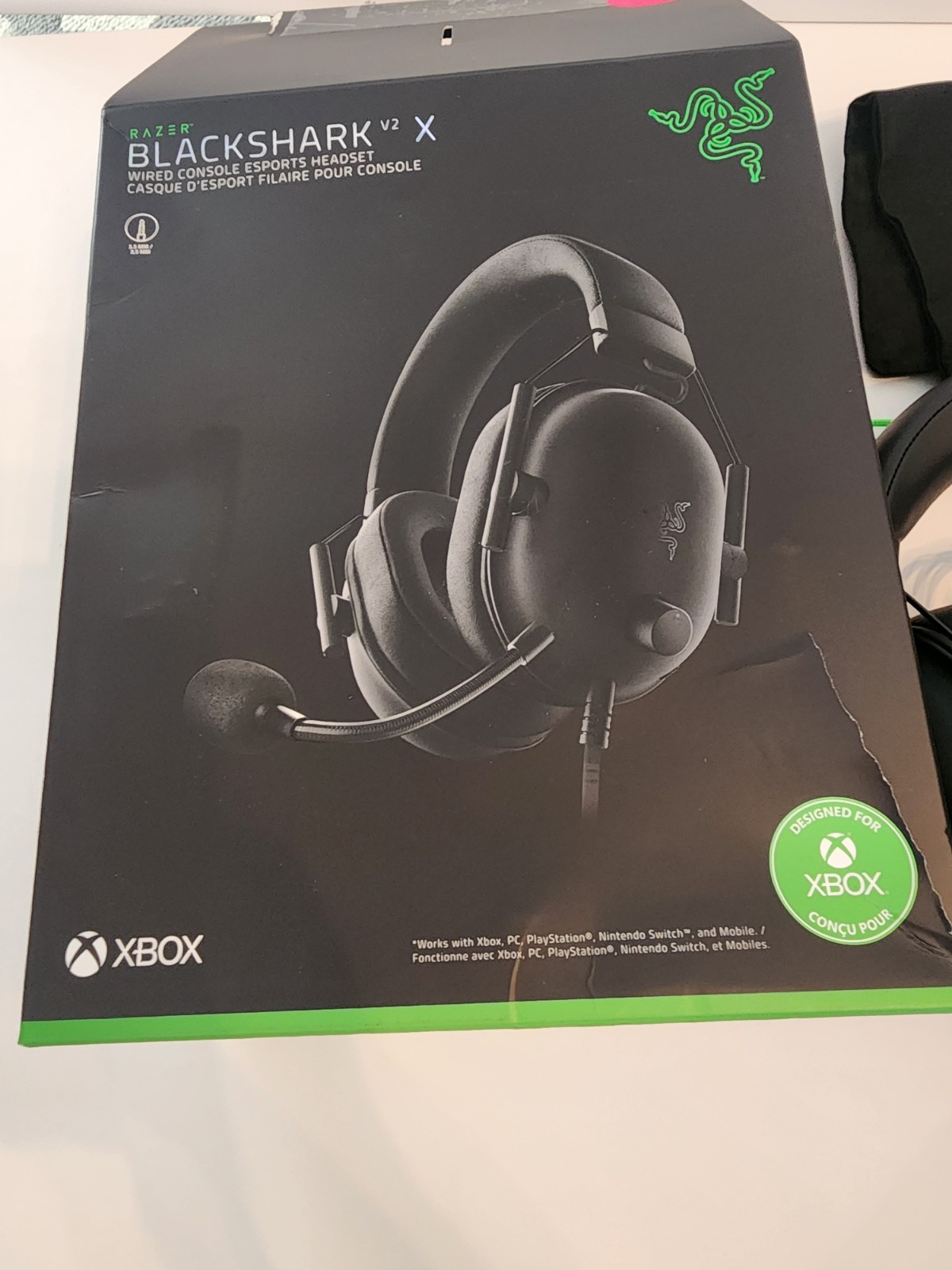 Razer BlackShark V2 X WIRED Gaming Headset 7.1 Surround PC, PS5, Xbox, Switch™