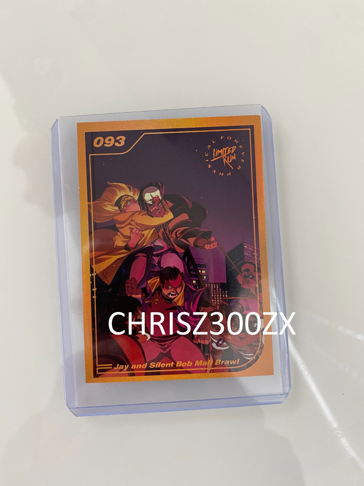 Limited Run Jay and Silent Bob VITA PS4 Switch Gold Trading Art Card 093 93