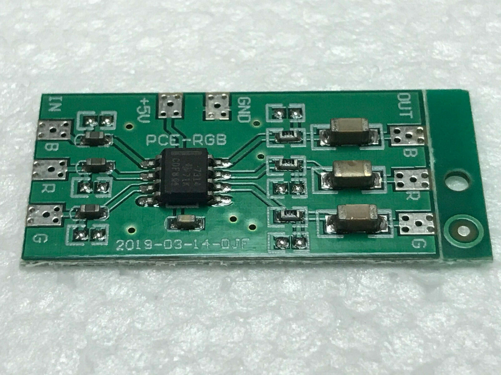 PC Engine Turbografx DUO DUO-R Turbo Grafx NEC RGB RGBS Amp module PCB THS7314