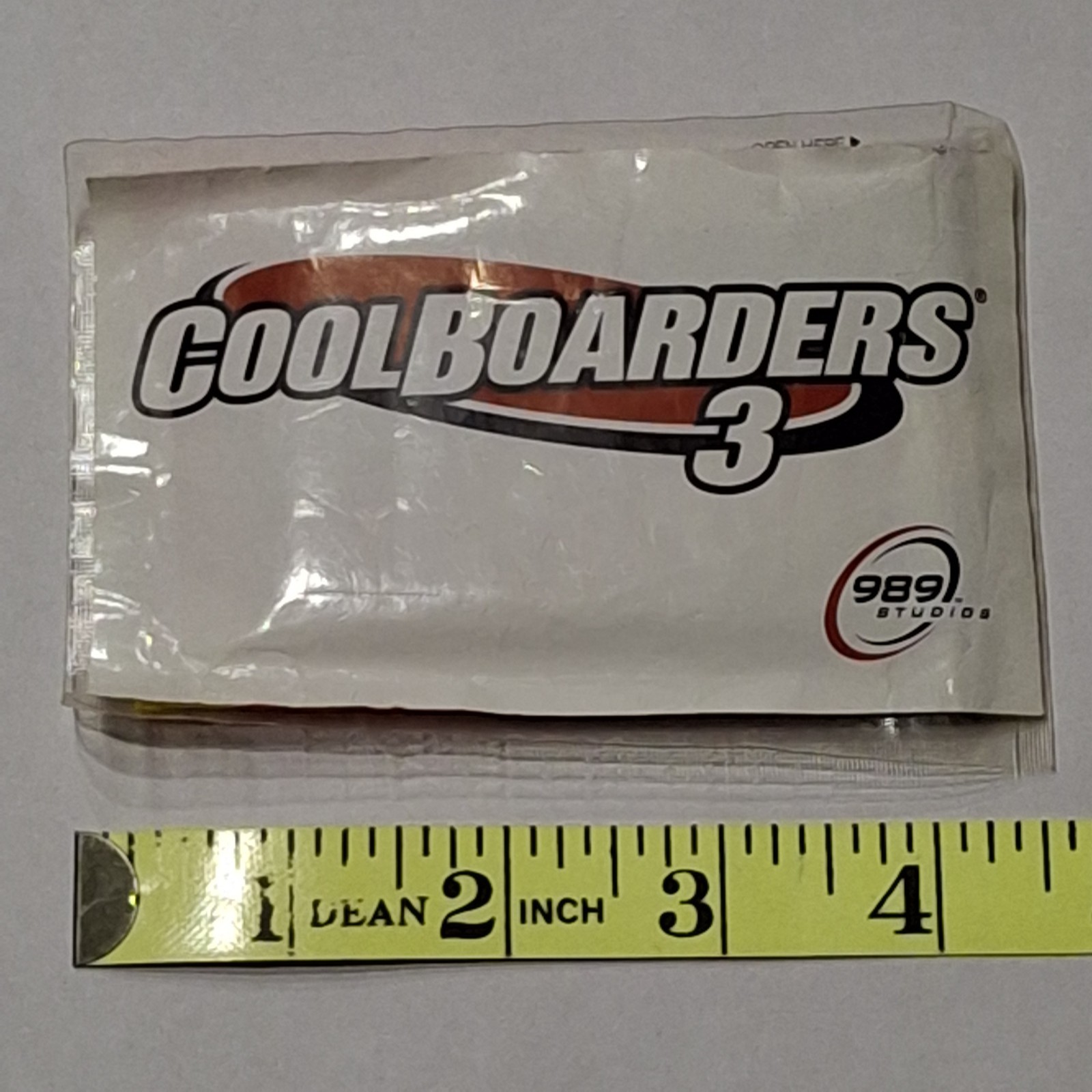 RARE Vintage 1998 PlayStation SCEA Promo Cool Boarders 3 Heat Pack Hand Warmer