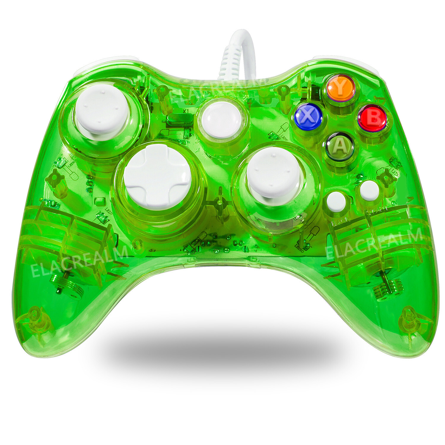 Glow Light USB Wired/Wireless Gamepad Remote Console Controller for Xbox 360 &PC