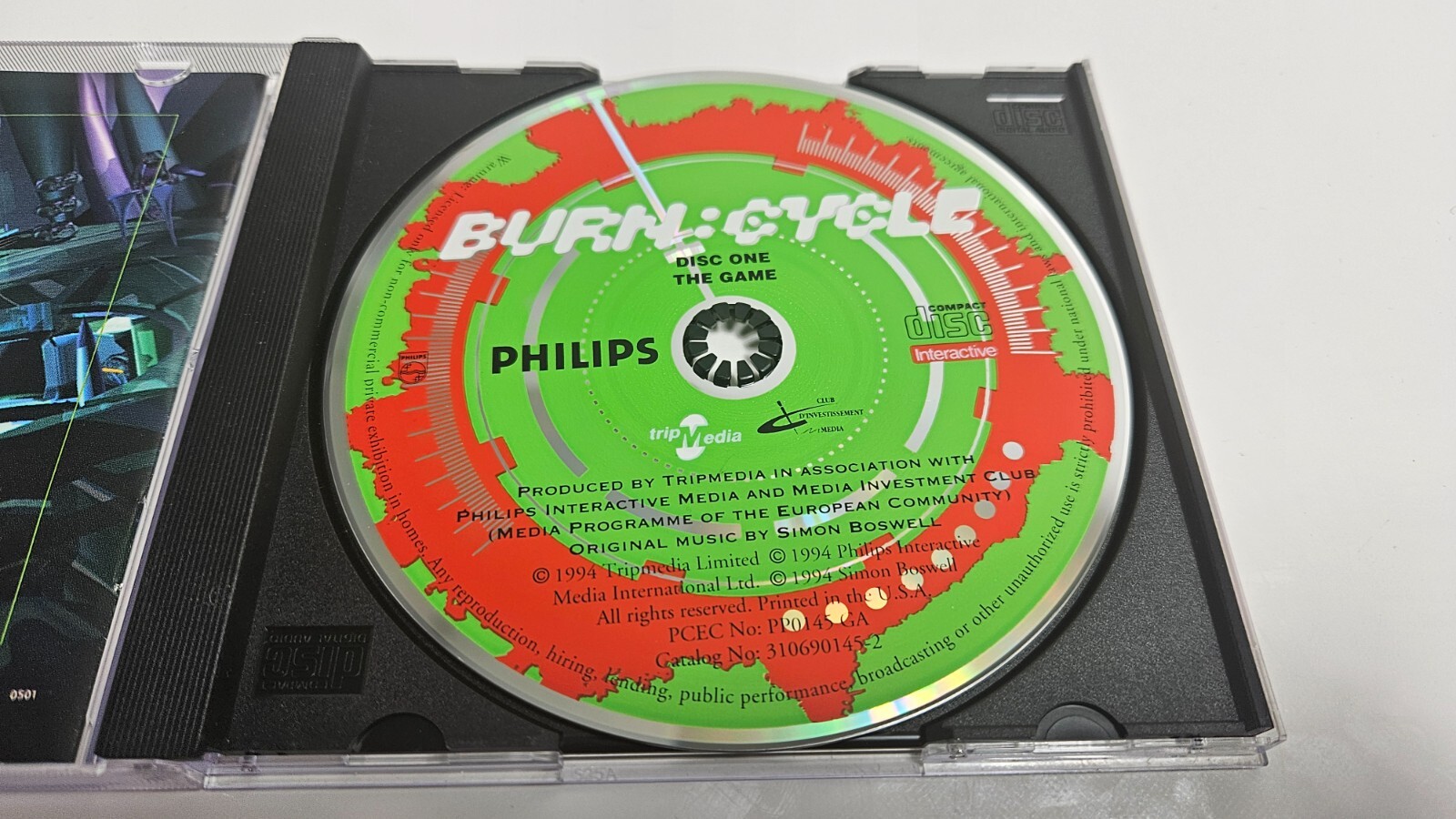 Burn Cycle Mission Briefing – Magnavox CD-I Philips 1994