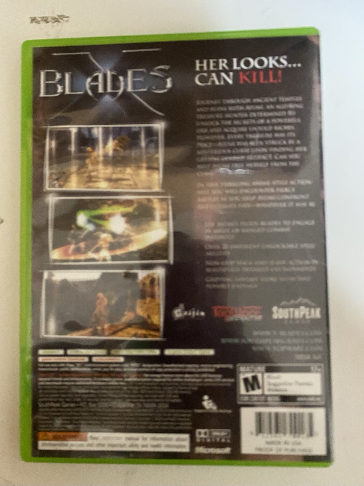 X-Blades (Xbox 360, 2009) Case & Manual Only No Game