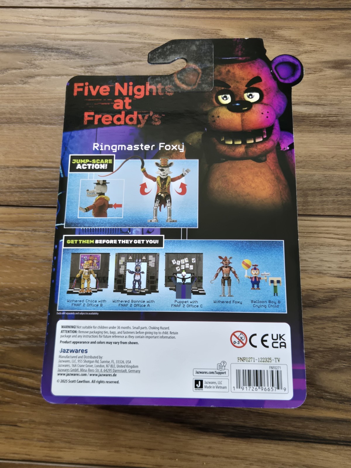 Five Nights at Freddy’s – “RINGMASTER FOXY” (TARGET EXCLUSIVE) JAZWARES *NEW*