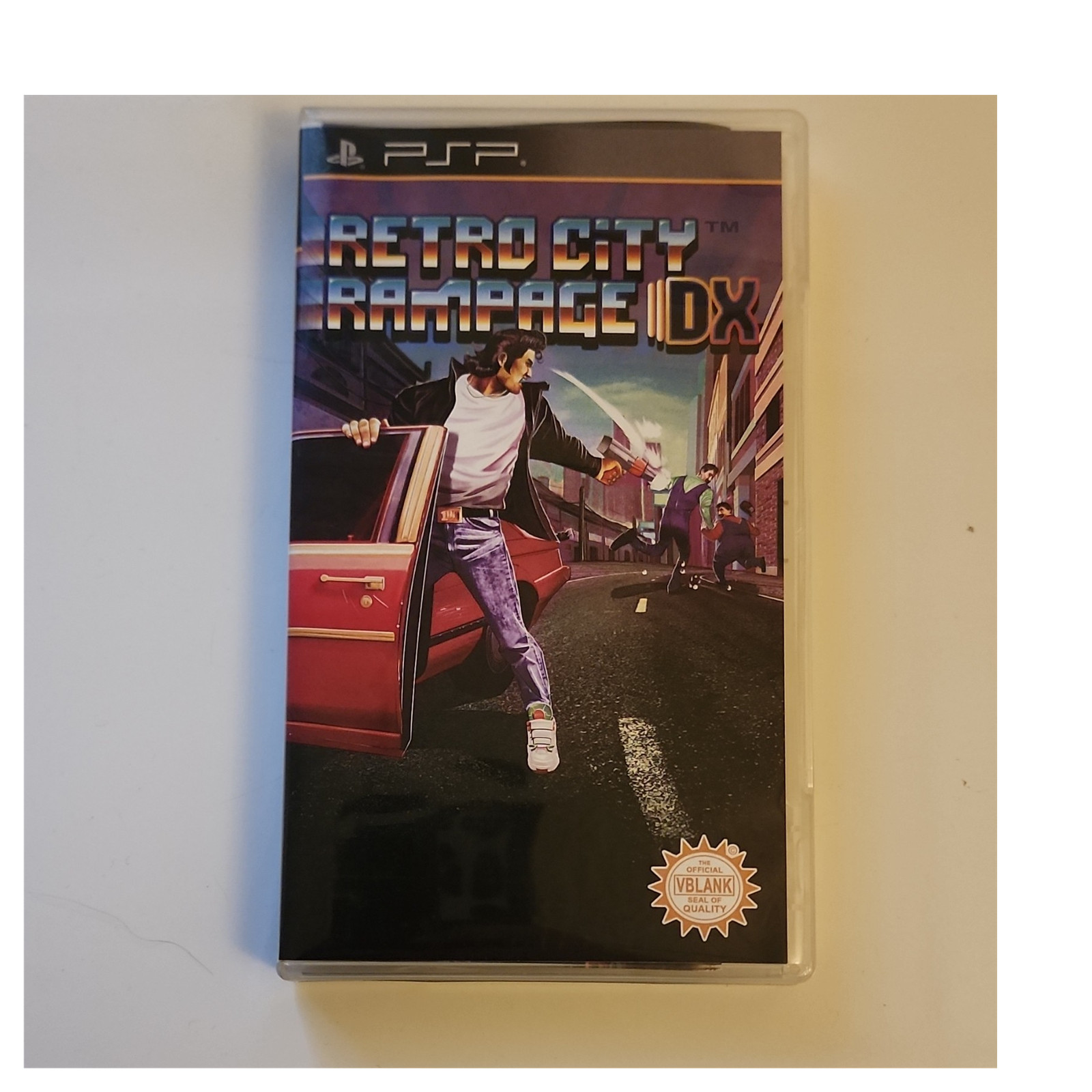 Retro City Rampage DX Sony PSP Promo Case Only No Disc w/Manual Pre-order Bonus