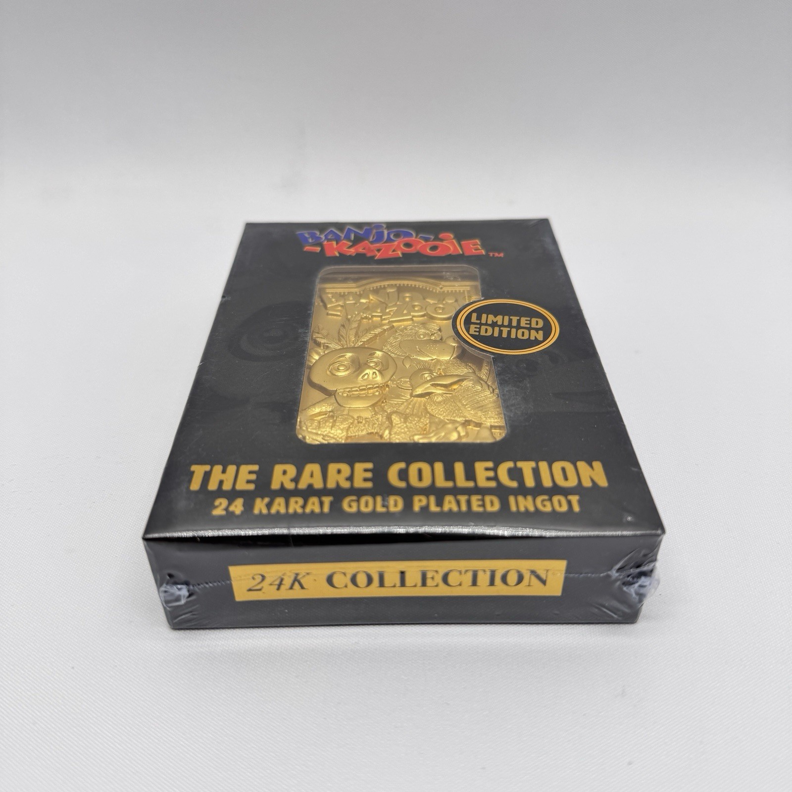 Banjo Kazooie 24k Gold Plated Ingot Limited Edition Dust Collectibles New