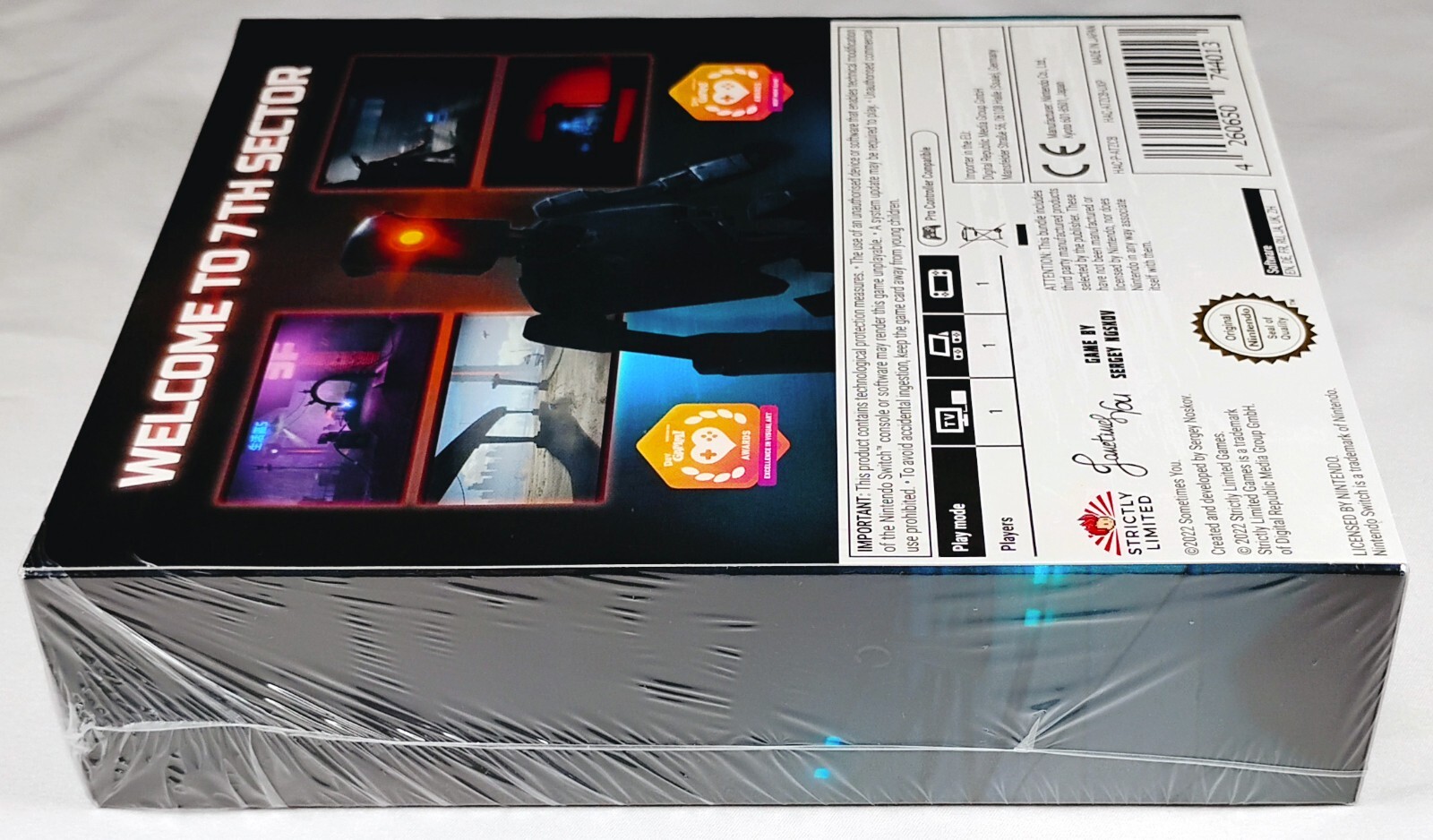 7th Sector SPECIAL LIMITED EDITION Nintendo Switch Game Strictly Limited Seventh