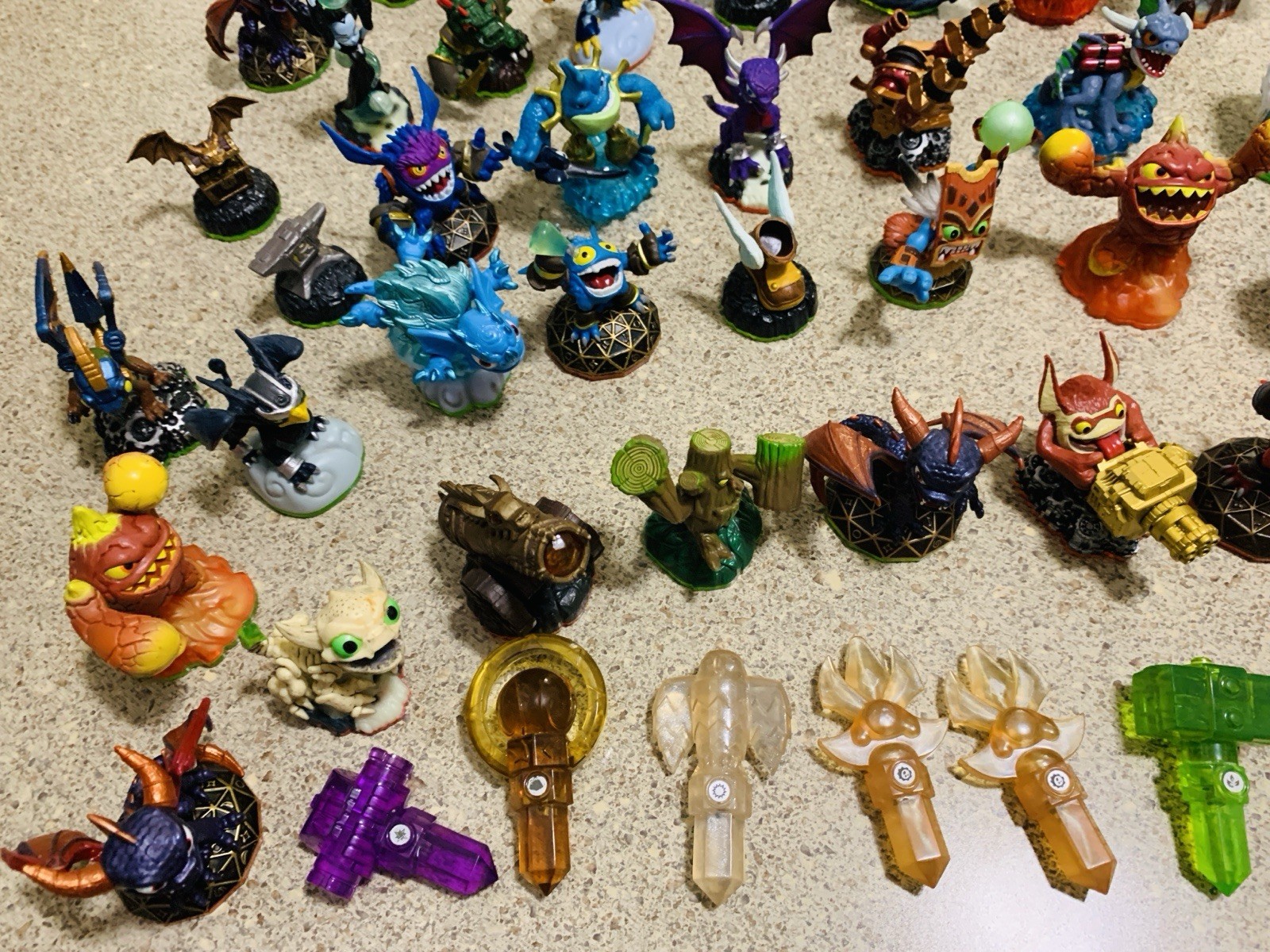 Skylanders Figures Lot of 79 Figures & Accessories Used Collection Activision