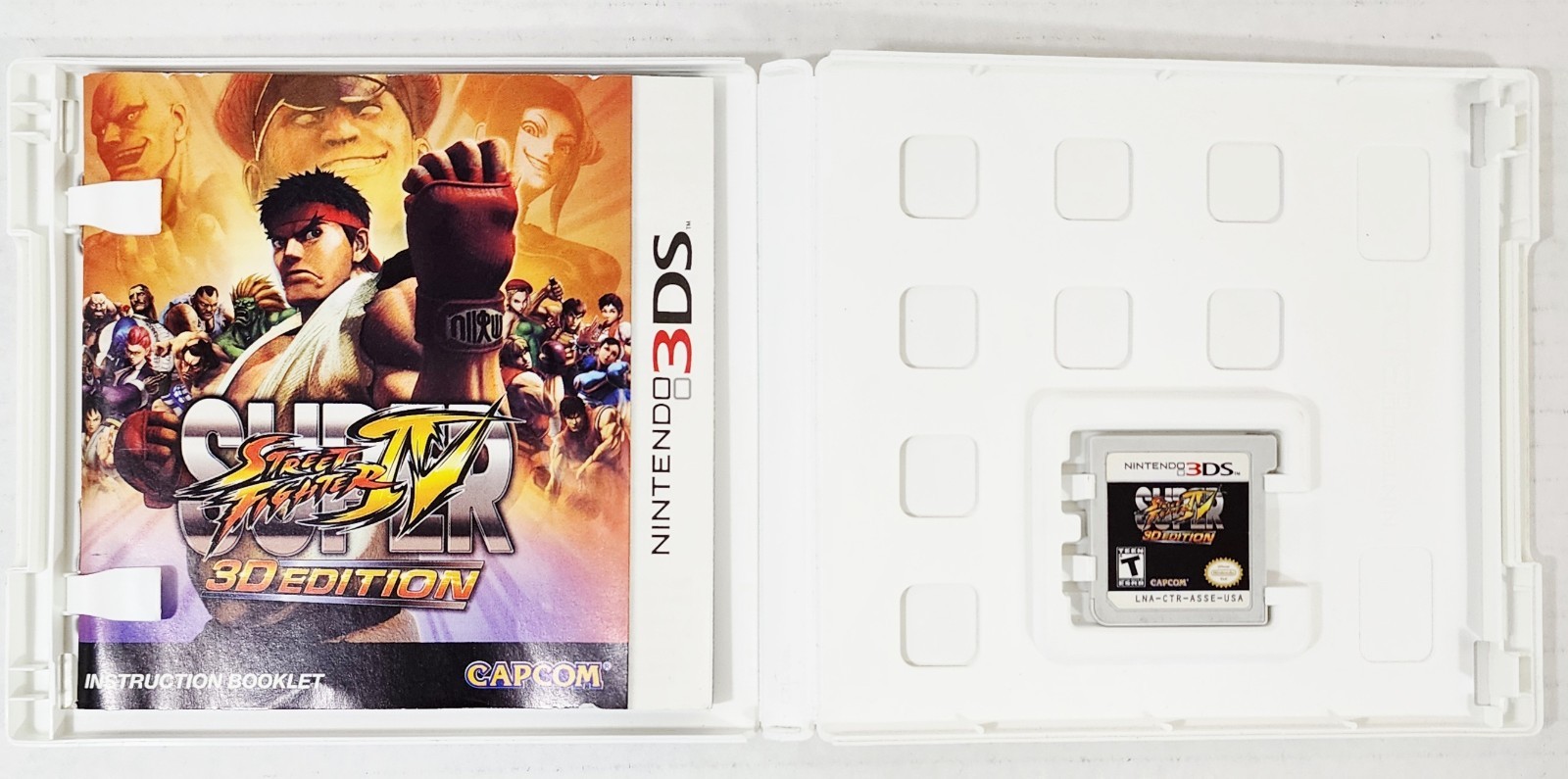 Super Street Fighter IV For Nintendo 3DS, 3D Edition, Complete In Box