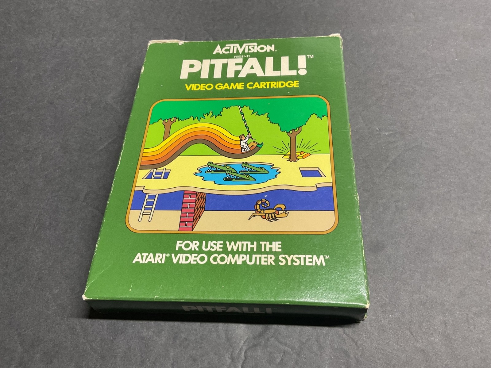 Atari 2600 Pitfall Game Complete in Box Tested CIB