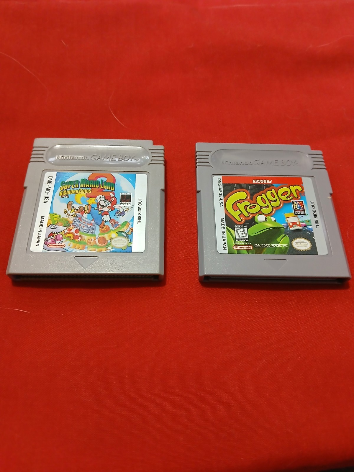 Super Mario Land 2: 6 Golden Coins & Frogger Game (Nintendo Game Boy)