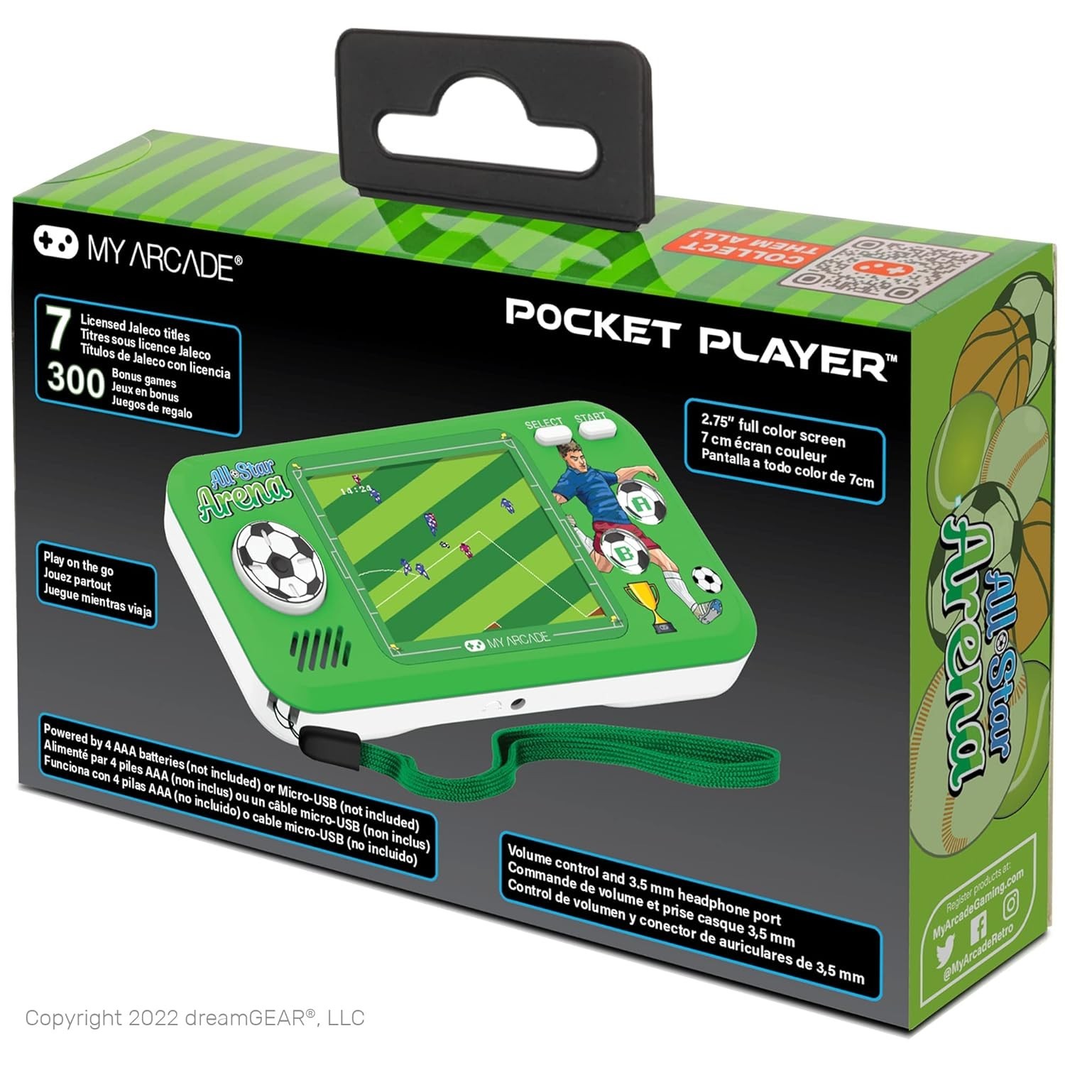 Officially Licensed Jaleco Pocket Player – 307 Games