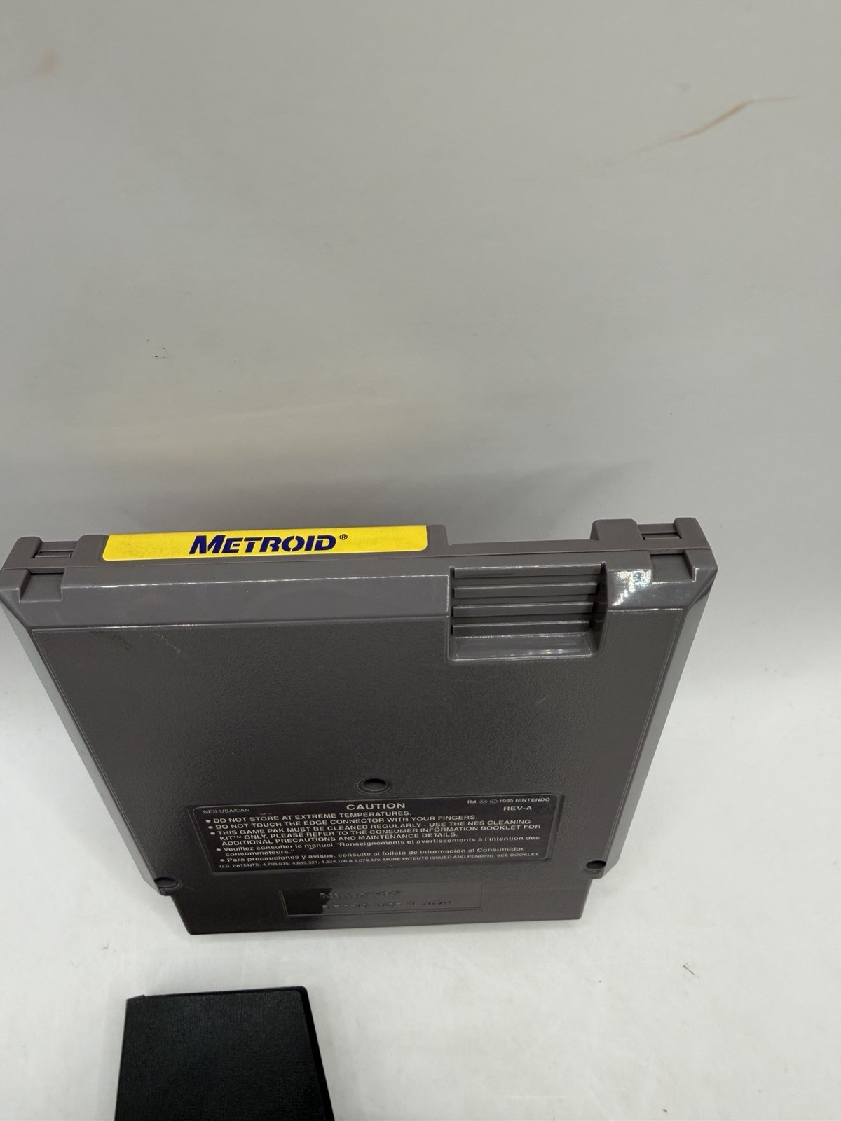 Metroid (Nintendo NES, 1987) Yellow Label Authentic Tested And Working Fast Ship