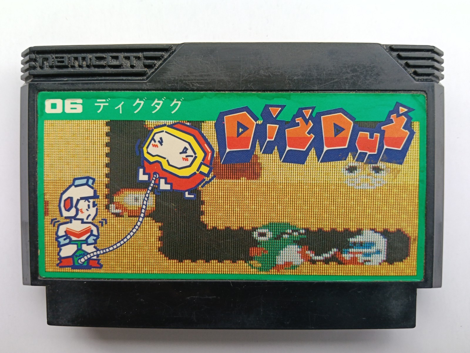 Dig Dug 1 1985 Famicom CLEANED & TESTED Works namcot