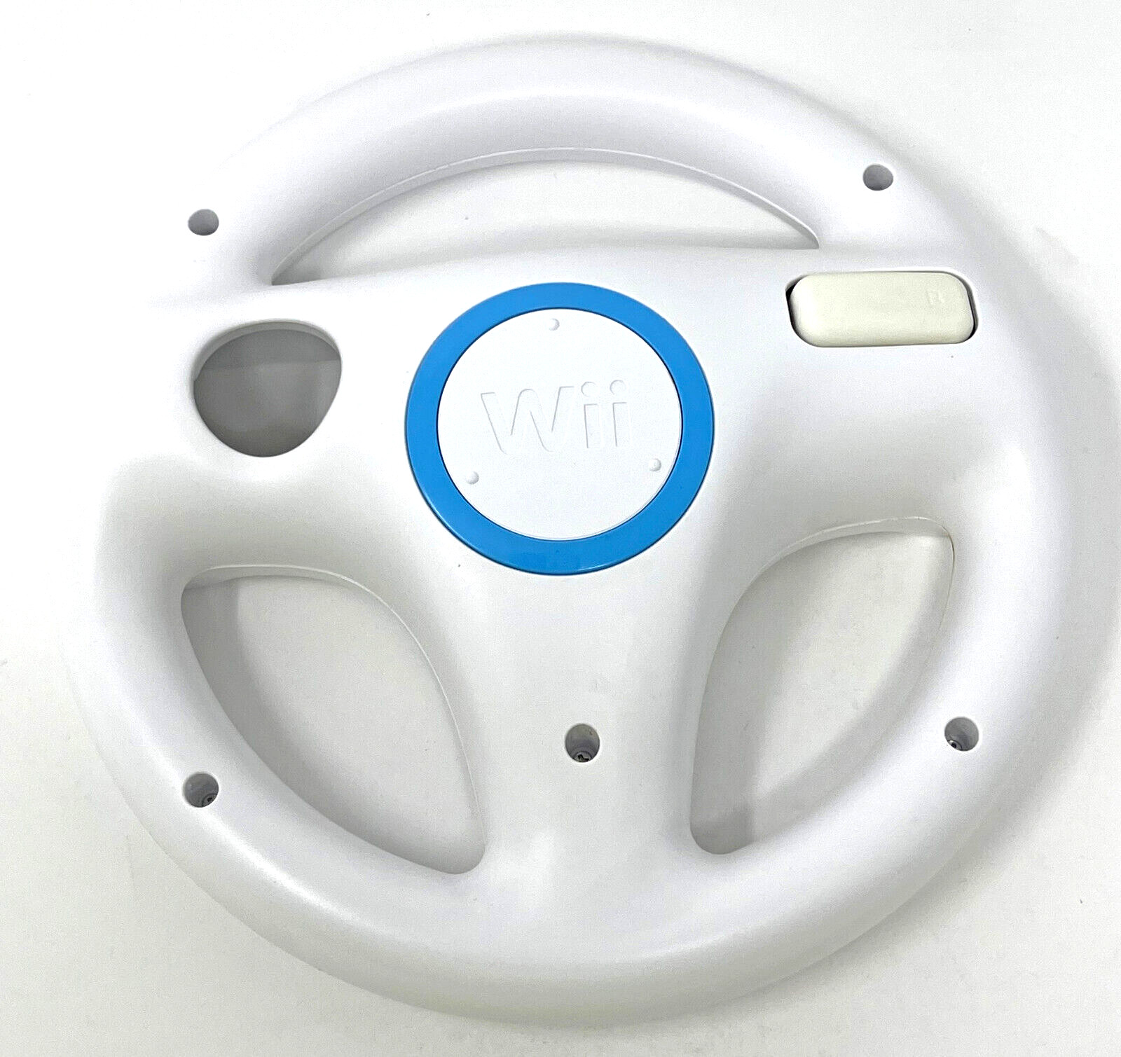 Nintendo Wii RVL-024 White Steering Wheel Controller Adapter Used Works for Kart