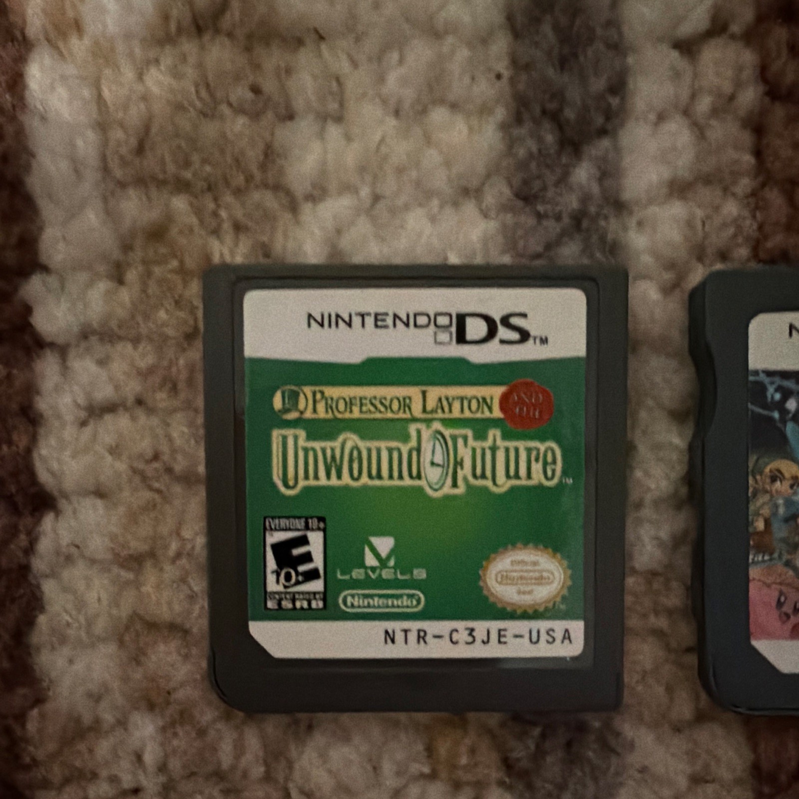 Nintendo DS/3DS 3-Game Lot w/ Carrying Case Professor Layton NTR-C3JE-USA