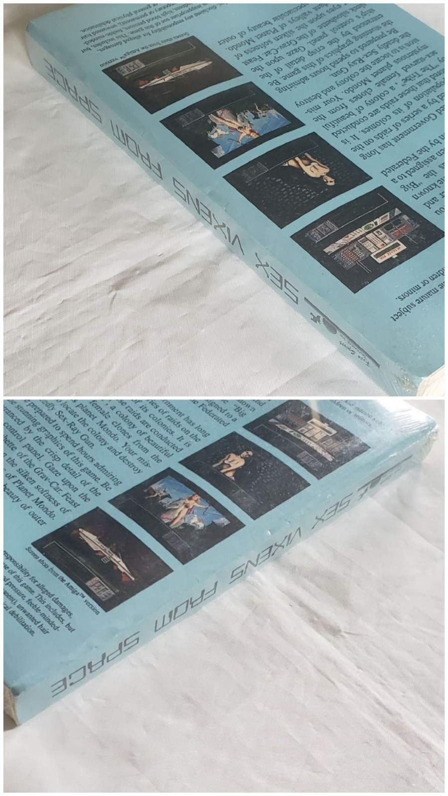 NEW 1988 Amiga SEALED Sex Vixens From Space + Hint Sheets Free Spirit Software