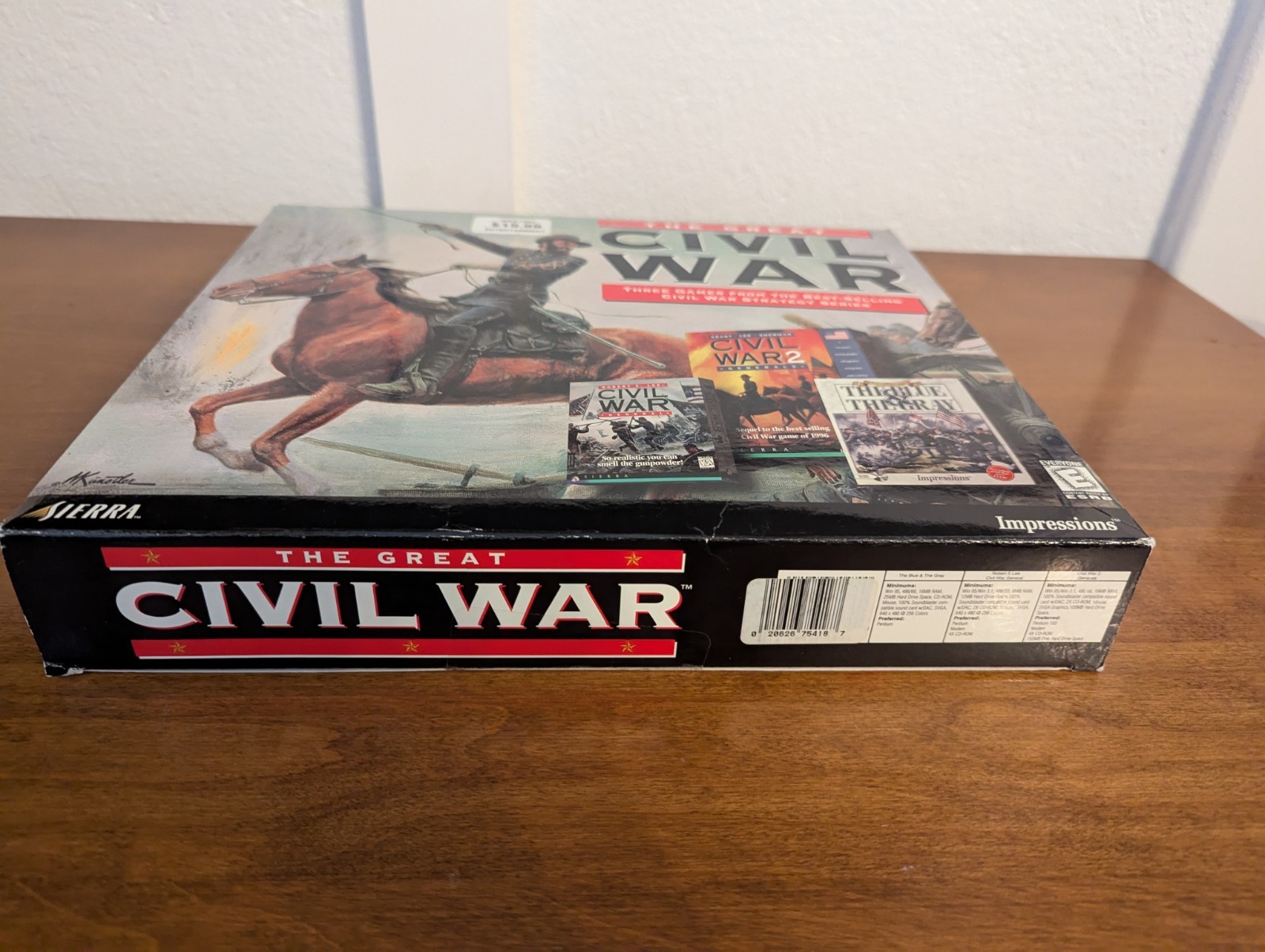 The Great Civil War: Civil War Strategy Series (1998, Sierra Big Box) – CIB