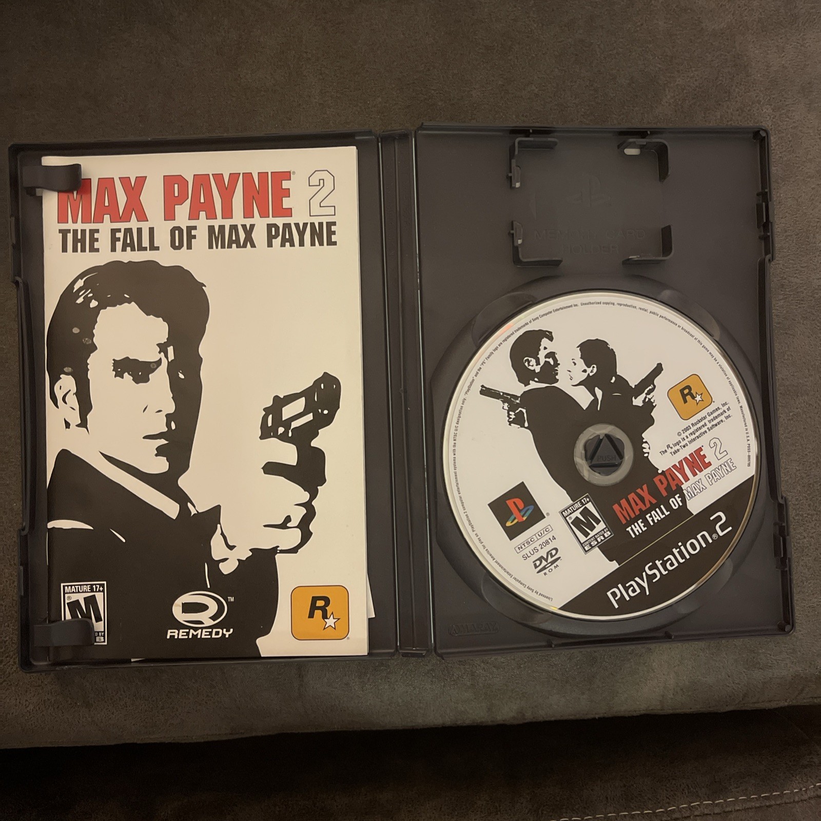 Max Payne 2 The Fall of Max Payne Game PlayStation 2 Manual Included Preowned