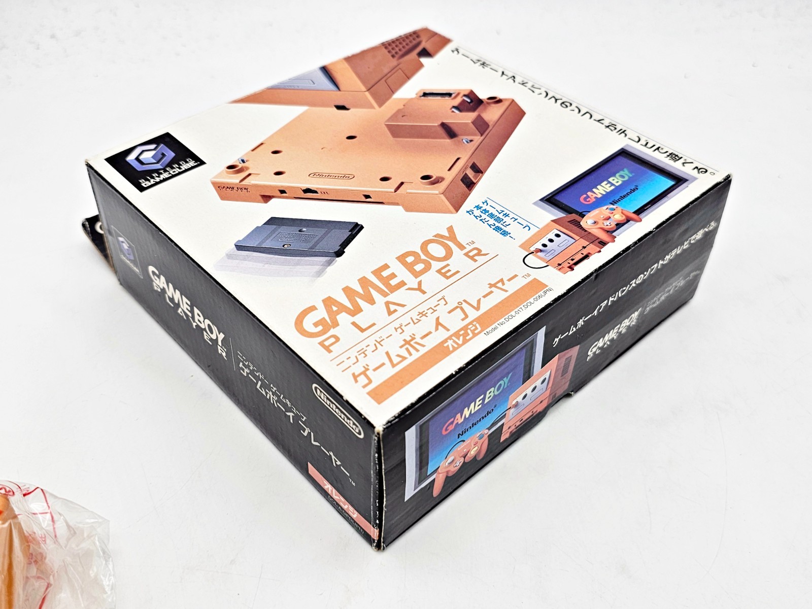 Nintendo GameCube Game Boy Player Orange Boxed no Disc