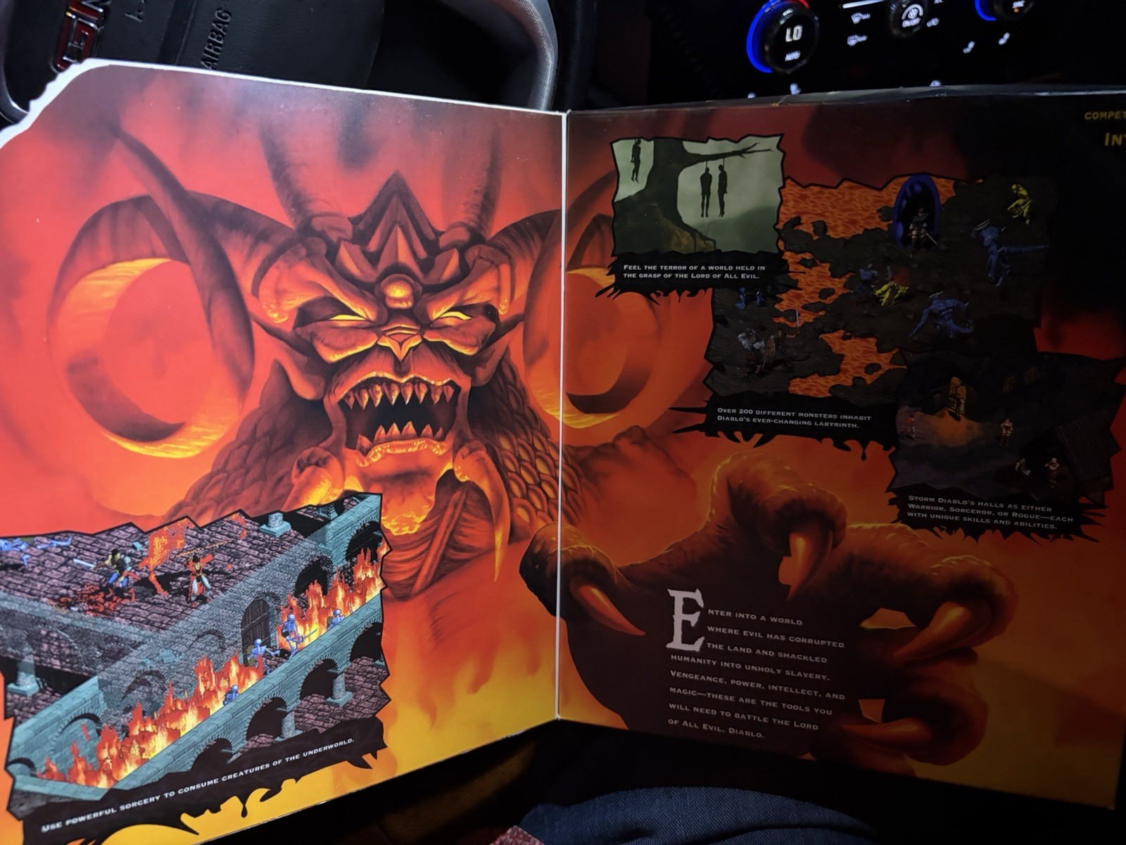Diablo 1 PC CD-ROM Game 1996 Blizzard Original, Sealed, Windows 95