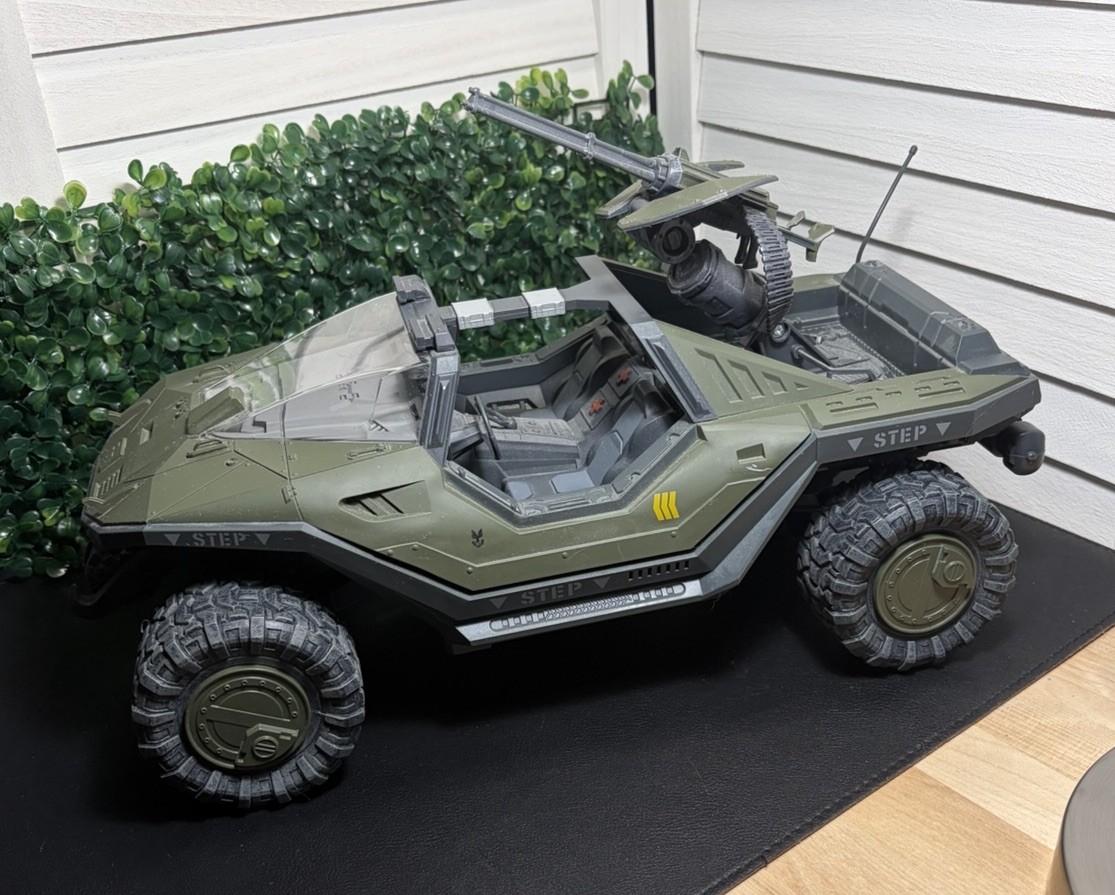 McFarlane Halo Reach Warthog Vehicle 2010 Deluxe UNSC Truck Turret 15” Toy