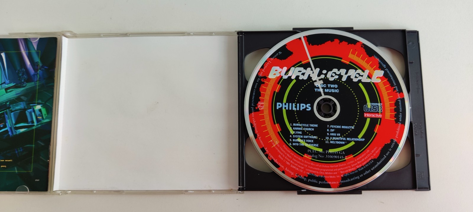 Burn Cycle Mission Briefing Philips CDI Cd-i Video Game Original RegionFree
