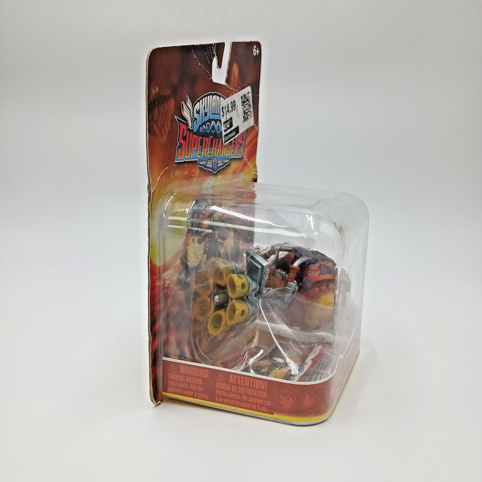 Skylanders SuperChargers Burn Cycle Fire Land Vehicle Toys to Life NOS READ FLAW