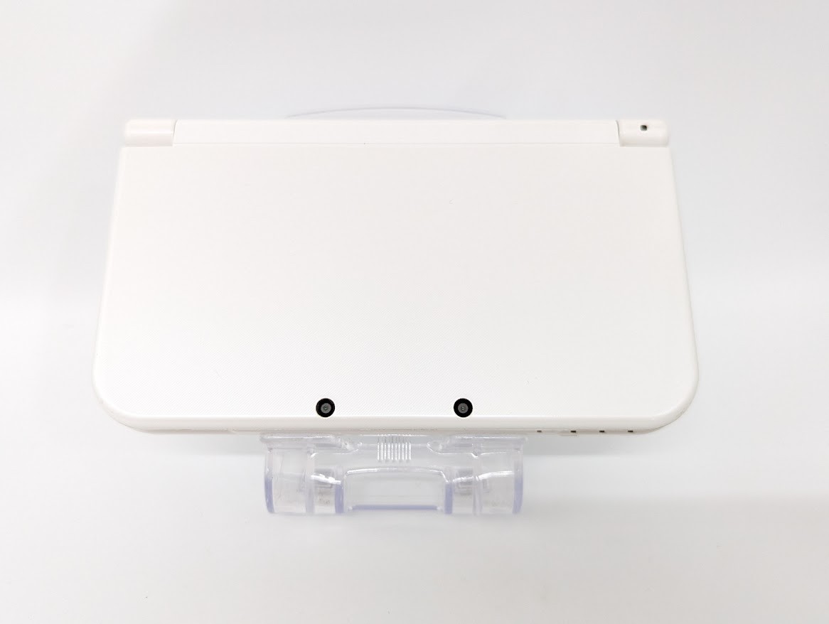 B80 Nintendo new 3DS LL XL console Pearl White w/adapter pen fx