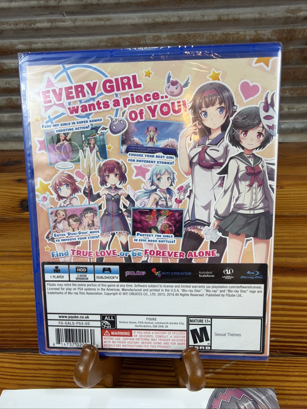 Gal Gun Double Peace Playstation 4 PS4 W/Art Booklet New Factory Sealed