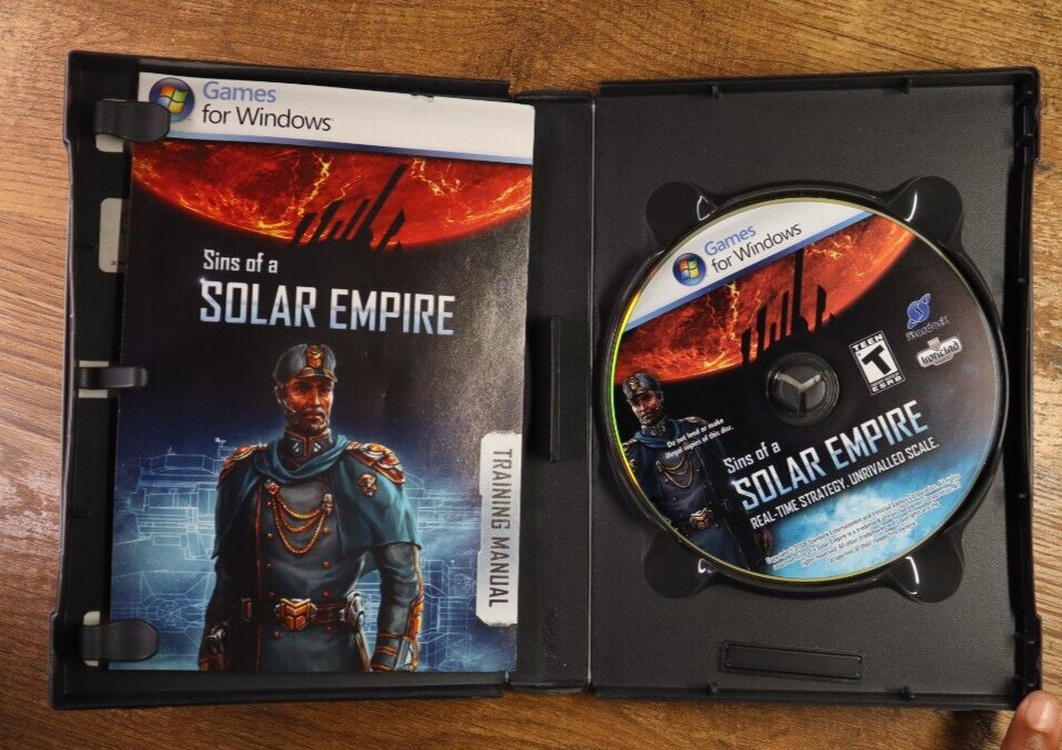Sins of a Solar Empire (PC) COMPLETE WITH SLIPCOVER KEY Game of the Year Edition