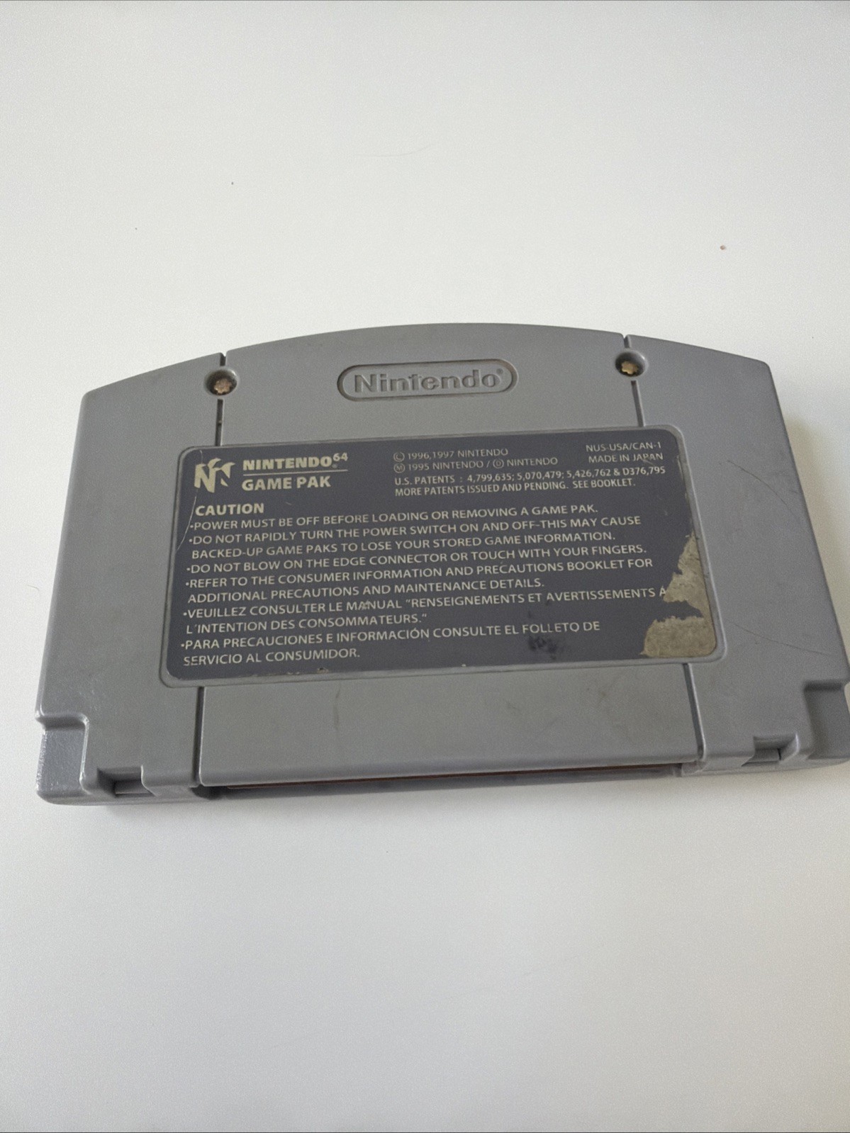 Used – Mario Party 1 Nintendo 64 N64 Authentic Cartridge Tested – Free Shipping