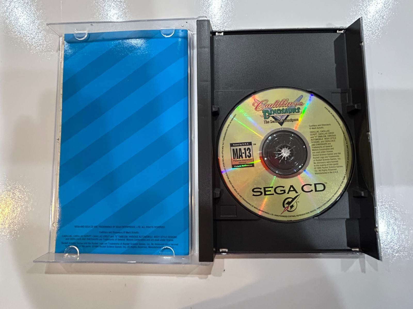 Cadillacs and Dinosaurs: The Second Cataclysm (Sega CD) Complete w Reg N MINT
