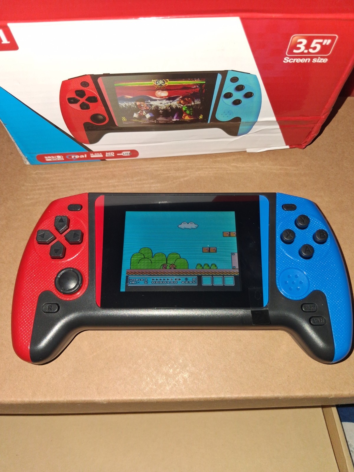 500 Games in 1 Q21 Handheld Console 3.5″ Screen Rechargeable Retro Gift